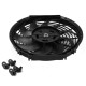 UNIVERSAL 12inch ELECTRIC PUSH PULL CURVED BLADE RADIATOR FAN & FITTING KIT