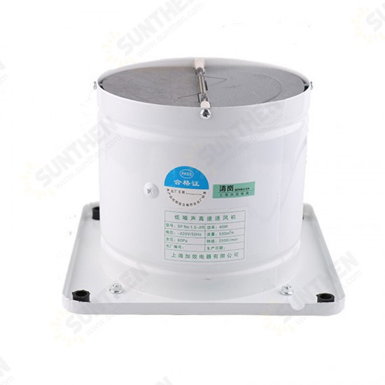 110/220V 40W 2800r/min 6inch Exhaust Fan Wall Mounted Blower Bathroom Kitchen Air Vent Ventilation Extractor