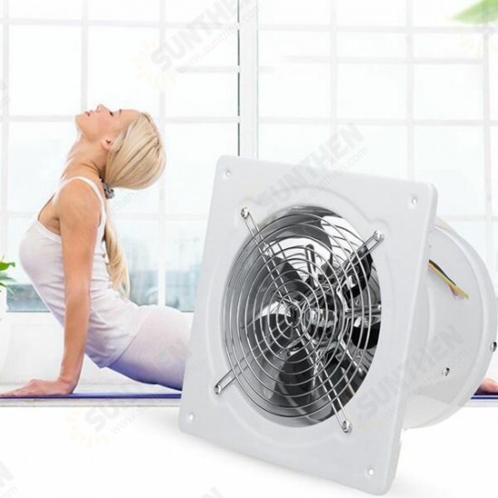 110/220V 40W 2800r/min 6inch Exhaust Fan Wall Mounted Blower Bathroom Kitchen Air Vent Ventilation Extractor