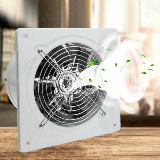 110/220V 40W 2800r/min 6inch Exhaust Fan Wall Mounted Blower Bathroom Kitchen Air Vent Ventilation Extractor