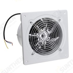 110/220V 60W 2800r/min 8inch Exhaust Fan Wall Mounted Blower Bathroom Kitchen Air Vent Ventilation Extractor
