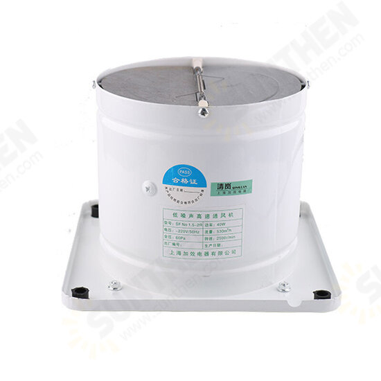 110/220V 60W 2800r/min 8inch Exhaust Fan Wall Mounted Blower Bathroom Kitchen Air Vent Ventilation Extractor