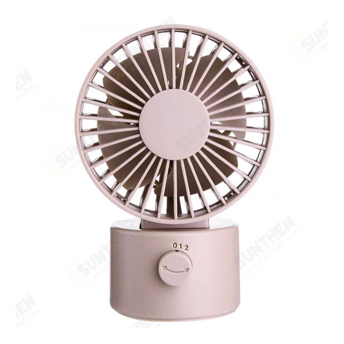 1.2W Mini USB Rechargeable Desktop Silent Fan 2 Modes Wind Speed ...