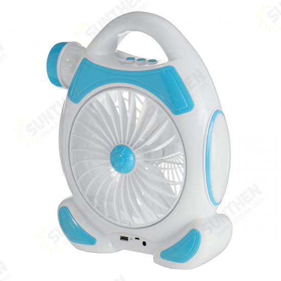 2-IN-1 Cordless Multi-functional USB Charging Fan with Emergency LED Light Outdoor Travel Camping Accessories 2-IN-1 Cordless Multi-functional USB Charging Fan with Emergency LED Light Outdoor Travel Camping Accessories
