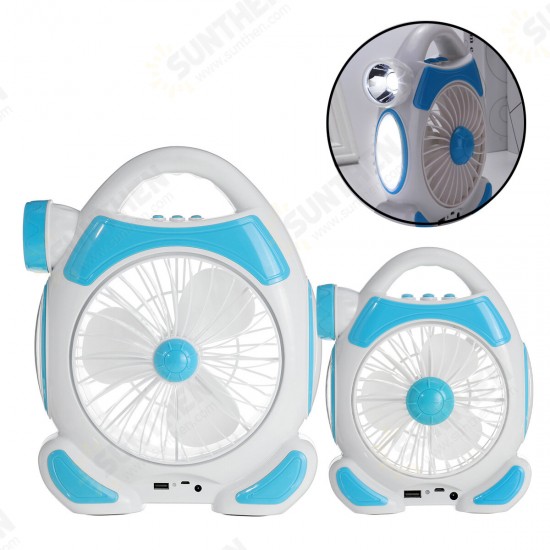 2-IN-1 Cordless Multi-functional USB Charging Fan with Emergency LED Light Outdoor Travel Camping Accessories 2-IN-1 Cordless Multi-functional USB Charging Fan with Emergency LED Light Outdoor Travel Camping Accessories