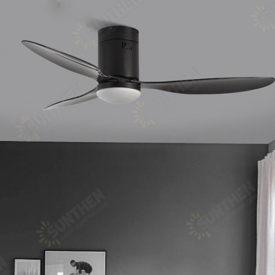 220V 42/52 Inch Decorative DC Ceiling Fan with Remote Control Simple Fan Light Ventilador for Living Room Restaurant Bedroom Study Hotel