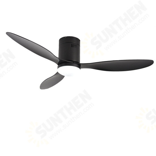 220V 42/52 Inch Decorative DC Ceiling Fan with Remote Control Simple Fan Light Ventilador for Living Room Restaurant Bedroom Study Hotel