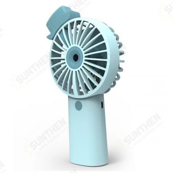 3 Speed Mini Portable Fan Handheld Rechargeable USB Cooling Desktop Fan