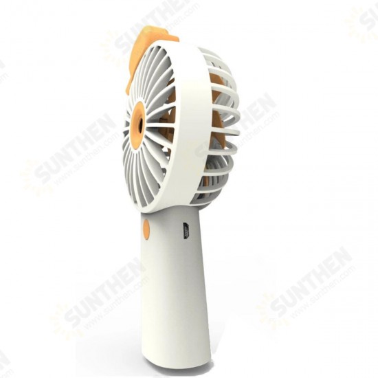 3 Speed Mini Portable Fan Handheld Rechargeable USB Cooling Desktop Fan