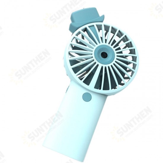 3 Speed Mini Portable Fan Handheld Rechargeable USB Cooling Desktop Fan