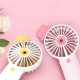 3 Speed Mini Portable Fan Handheld Rechargeable USB Cooling Desktop Fan