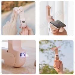 3-in-1 USB Mini Foldable Fan With Built-in Power Bank Phone Holder Electric Handheld Household Desktop Fan 3-in-1 USB Mini Foldable Fan With Built-in Power Bank Phone Holder Electric Handheld Household Desktop Fan