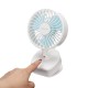 3Modes Mini Portable Summer Fan Outdoor Camping USB Rrchargeable Desk Fan with Safety Clip