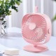 4 Speeds USB Rechargeable Mini Cooling Fan Clip On Desk Baby Stroller Portable