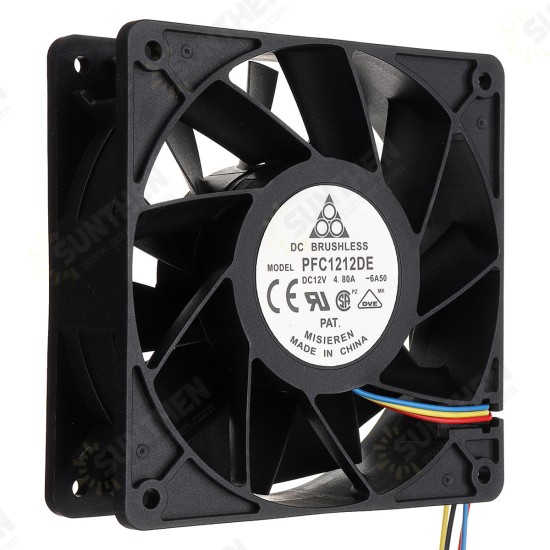 4Pin Strong Airflow 5000RPM CPU Cooling Fan for Antminer Bitmain S7 S9 4Pin Strong Airflow 5000RPM CPU Cooling Fan for Antminer Bitmain S7 S9