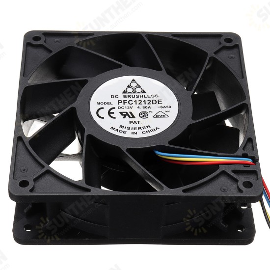 4Pin Strong Airflow 5000RPM CPU Cooling Fan for Antminer Bitmain S7 S9 4Pin Strong Airflow 5000RPM CPU Cooling Fan for Antminer Bitmain S7 S9