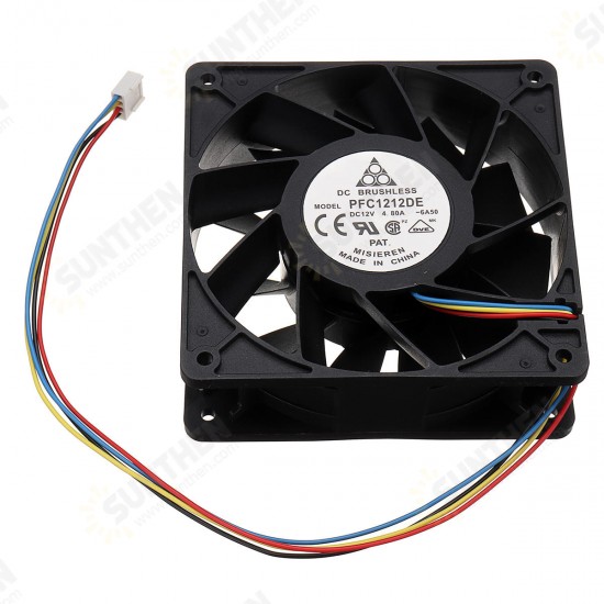 4Pin Strong Airflow 5000RPM CPU Cooling Fan for Antminer Bitmain S7 S9 4Pin Strong Airflow 5000RPM CPU Cooling Fan for Antminer Bitmain S7 S9