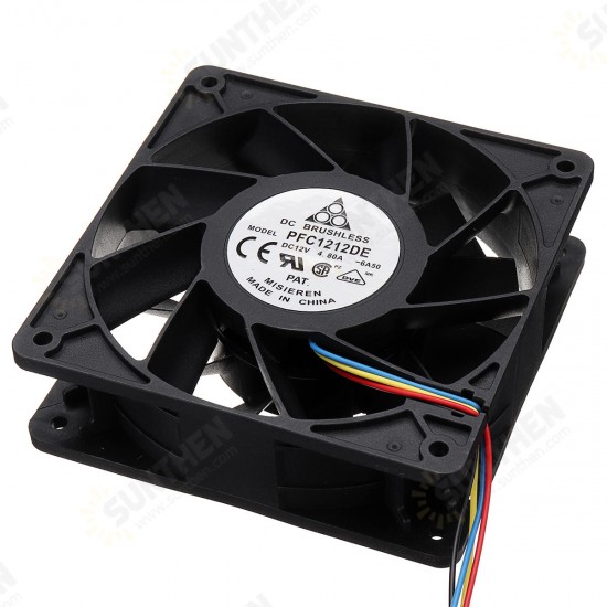 4Pin Strong Airflow 5000RPM CPU Cooling Fan for Antminer Bitmain S7 S9 4Pin Strong Airflow 5000RPM CPU Cooling Fan for Antminer Bitmain S7 S9