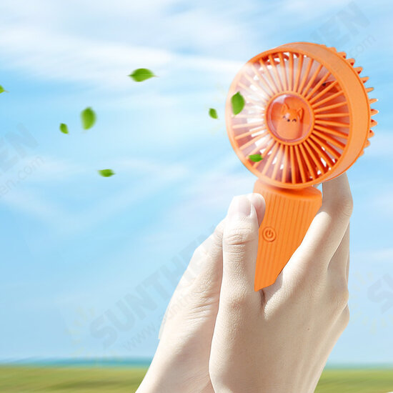 500mAh Mini USB Fan 3 Gears Portable Handheld Fan Summer Cooling Fan For Outdoor Camping Travel