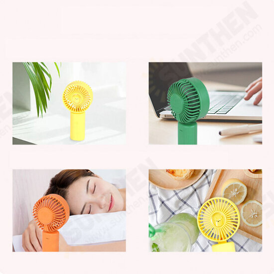 500mAh Mini USB Fan 3 Gears Portable Handheld Fan Summer Cooling Fan For Outdoor Camping Travel