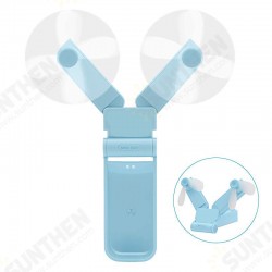5V 1W Mini Folding Double-headed USB Fan Table Desktop Electric Fan 2 Modes Wind Air Cooler Outdoor Travel 5V 1W Mini Folding Double-headed USB Fan Table Desktop Electric Fan 2 Modes Wind Air Cooler Outdoor Travel
