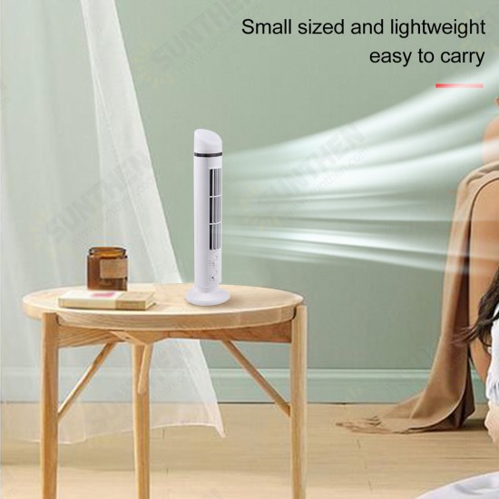 Mini Desktop Vertical Bladeless Fan USB Portable Air Cooler Fan Personal Air Cooling Fans Handheld Tower Air Conditioner Mini Desktop Vertical Bladeless Fan USB Portable Air Cooler Fan Personal Air Cooling Fans Handheld Tower Air Conditioner
