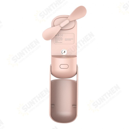 Mini Rechargeable Fan 15ml 1500mAh Portable Foldable Cooling USB Water Mist Summer Fan Humidifier Mini Rechargeable Fan 15ml 1500mAh Portable Foldable Cooling USB Water Mist Summer Fan Humidifier