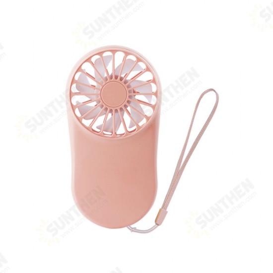 USB Charging Handheld Mini Fan Outdoor Lanyard Portable Small Electric Fan