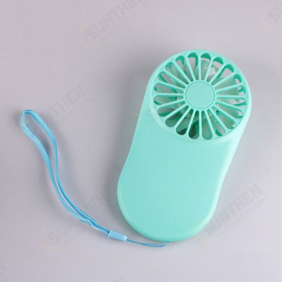 USB Charging Handheld Mini Fan Outdoor Lanyard Portable Small Electric Fan