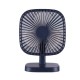 Black/White DC5V 3-Gear USB Charging Mini Fan Adjustable Angle Desk Fan For Outdoor Travle Camping