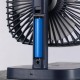 Black/White DC5V 3-Gear USB Charging Mini Fan Adjustable Angle Desk Fan For Outdoor Travle Camping