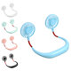 DC 5V 1A Neck Hanging Fan Dual Head Cooling Mini Fan USB Rechargeable Camping Travel DC 5V 1A Neck Hanging Fan Dual Head Cooling Mini Fan USB Rechargeable Camping Travel