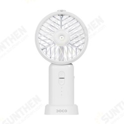 HF001 Ultrasonic Spray Handheld Fan Three Speeds Two Spray Modes Desktop Fan 2000mAh Long Battery Life from
