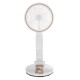 Foldable Mini Desktop Fan USB Rechargeable Fan Low Noise 2 Gear LED Adjustment