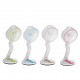 Foldable Mini Desktop Fan USB Rechargeable Fan Low Noise 2 Gear LED Adjustment