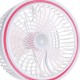 Foldable Mini Desktop Fan USB Rechargeable Fan Low Noise 2 Gear LED Adjustment