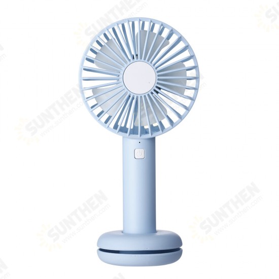 HF-202 Portable Desktop Handheld Doughnut Design Base LED Night Fan HF-202 Portable Desktop Handheld Doughnut Design Base LED Night Fan