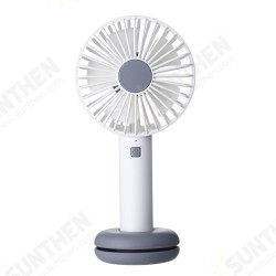 HF-202 Portable Desktop Handheld Doughnut Design Base LED Night Fan HF-202 Portable Desktop Handheld Doughnut Design Base LED Night Fan