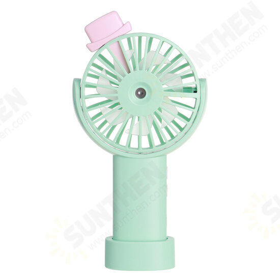 Handheld Spray Mini Fan 3-speed Adjustment USB Charging Lightweight Portable Outdoor Home Fan