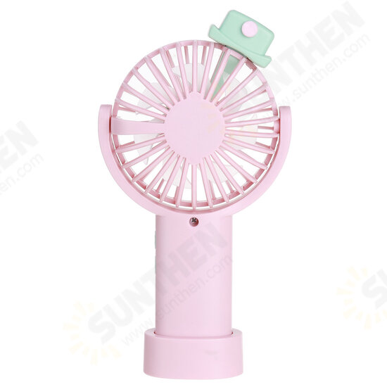 Handheld Spray Mini Fan 3-speed Adjustment USB Charging Lightweight Portable Outdoor Home Fan