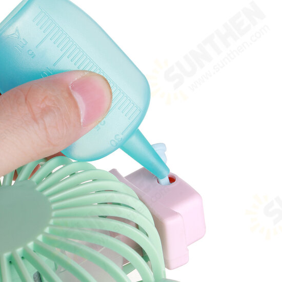 Handheld Spray Mini Fan 3-speed Adjustment USB Charging Lightweight Portable Outdoor Home Fan