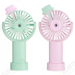 Handheld Spray Mini Fan 3-speed Adjustment USB Charging Lightweight Portable Outdoor Home Fan