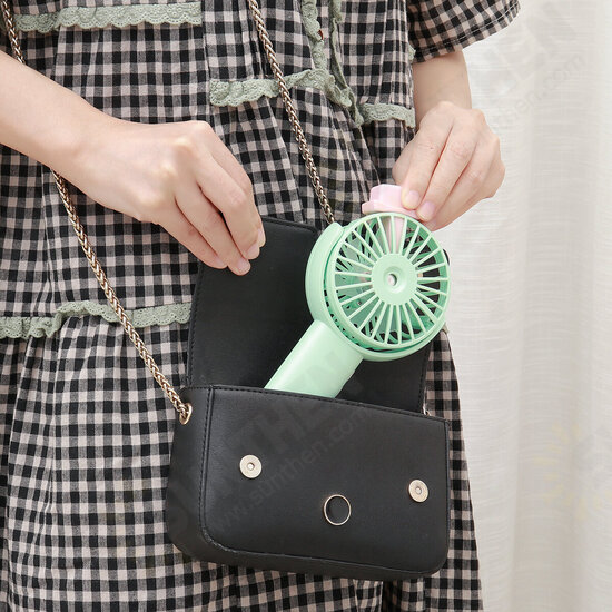 Handheld Spray Mini Fan 3-speed Adjustment USB Charging Lightweight Portable Outdoor Home Fan Handheld Spray Mini Fan 3-speed Adjustment USB Charging Lightweight Portable Outdoor Home Fan
