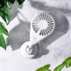 2.5W 5V 7 Blades Portable Mini USB Handheld Desktop Fan 2 Modes Cooling Wind Speed LED Light 800mAh Outdoor Travel