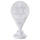 2.5W 5V 7 Blades Portable Mini USB Handheld Desktop Fan 2 Modes Cooling Wind Speed LED Light 800mAh Outdoor Travel