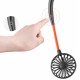 5V Portable Mini Hanging Neck Fan USB Rechargeable 3 Cooling Wind Modes 2000mAh