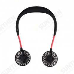 5V Portable Mini Hanging Neck Fan USB Rechargeable 3 Cooling Wind Modes 2000mAh 5V Portable Mini Hanging Neck Fan USB Rechargeable 3 Cooling Wind Modes 2000mAh