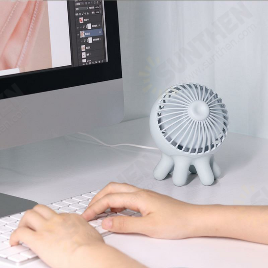 Portable Mini Handheld Fan USB Charging Mute Office Fan Air Cooler