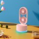 Mini Dual Head Fan 3 Speeds USB Rechargeable Air Condition Fan 400ml Water Tank Spray Humidification