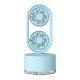 Mini Dual Head Fan 3 Speeds USB Rechargeable Air Condition Fan 400ml Water Tank Spray Humidification Mini Dual Head Fan 3 Speeds USB Rechargeable Air Condition Fan 400ml Water Tank Spray Humidification